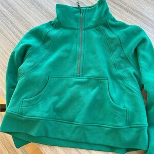 Lululemon Scuba 1/2 zip funnel neck